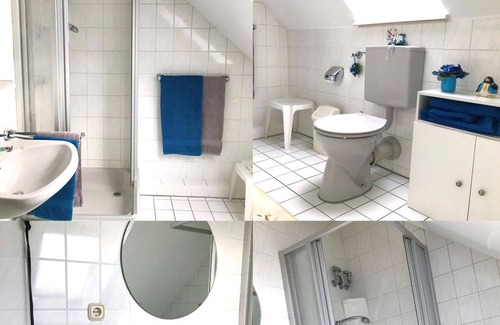 Moelln Appartement | Doppelzimmer mit Dusche, WC 1 - Haus Hortensie