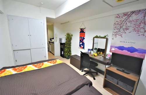 Shiroishi Appartement | Double Bedroom C 3 minutes walk from Shiroishi Sub - 406 / Sapporo Hokkaidō