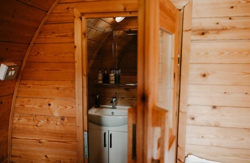 Torver Cabine | Cabine-Standard-Douche-Vue sur la campagne-Double Glamping Pod