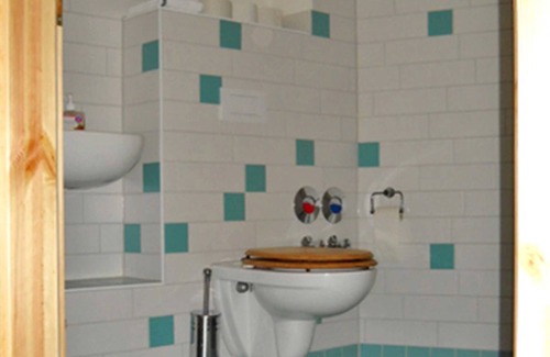 Schwerin Appartement | Chambre double 3 - turquoise - vacances à la ferme bio