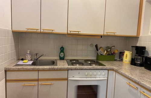Sangerhausen Appartement | Chambre double 1 jaune - Blockhaus Bärenburg Grillenberg