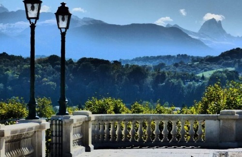 Billere Maison | chambre double aux pieds des Pyrénées avec piscine