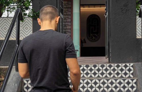Zona 4 Maison | double room with shared bathroom Rio Hostel Guatemala City zona 4