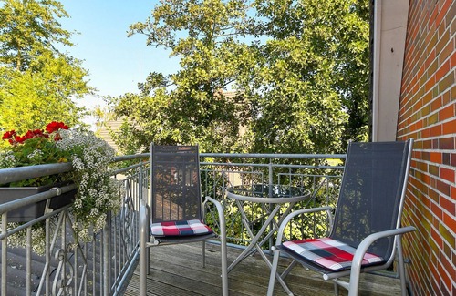 Neuharlingersiel Cottage | Double room with balcony or terrace - Double room in the Hotel-Pension Marlies