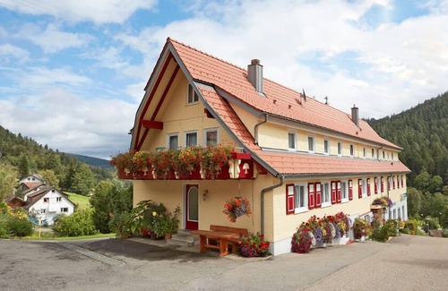 Enzklosterle Appartement | Double room with balcony and shower and WC