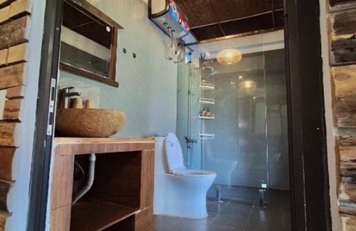 Meo Vac Lit Et Petit-Déjeuner | Double Room with Mountain View - O'Chau Meo Vac Homestay