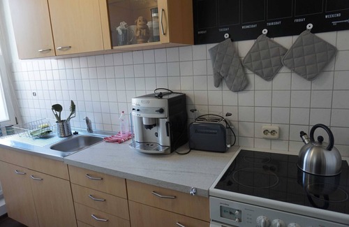Torgau Appartement | Chambre double avec cuisine séparée - Appartement de vacances Roasterei Arabica
