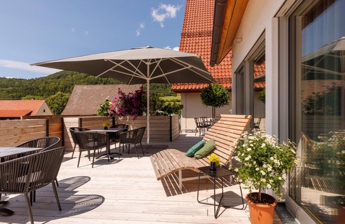Lautlingen Appartement | Double room with shower and WC