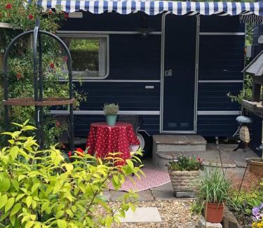 Heligan Lit Et Petit-Déjeuner | Down The Garden Path Vintage Caravan B&B , Dartmoor