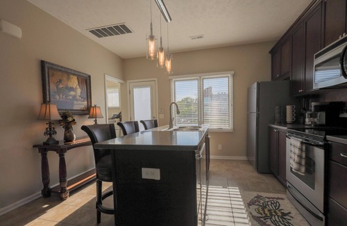 Omaha Maison | Downtown townhome! 2 car garage, 2 living rooms and 2 balconies w/skyline View!