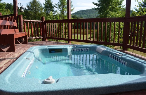 Windham Cabine | DREAM LOG CABIN 110 Superbes acres / bain à remous / 5 minutes des pistes / étang / rivière