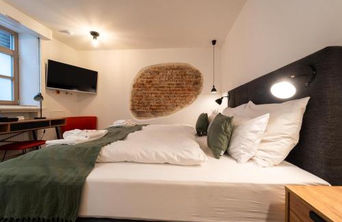 Old Town Appartement | dreamcation Altstadthotel Regensburg, Mikro Apartments mit Küche