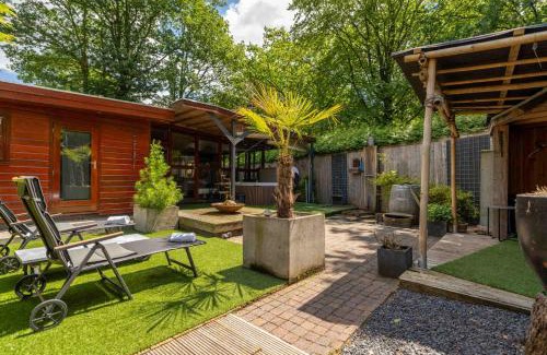 Erm Chalet De Ski | Drents Genieten - Ericaheide met privé sauna en jacuzzi
