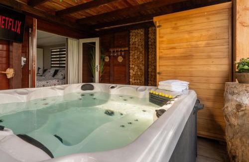 Erm Chalet De Ski | Drents Genieten - Lavendelheide met uitzicht op het water
