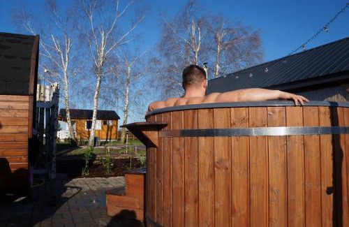gmina Jadow Maison | Drewniany Zakątek z sauną i jacuzzi