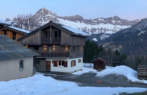 Crest-Voland Chalet De Ski | Duplex 11 pers. au centre de Crest-Voland, cheminée, ski-room, wifi, non fumeurs - FR-1-733-36