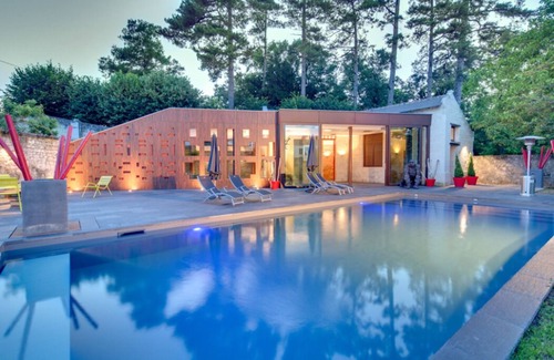 Candes-Saint-Martin Maison | DUPLEX - Suite appartement grand confort, SPA piscine chauffée et Sauna
