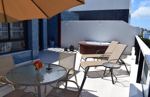 Parafuso Appartement | Duplex Cobertura de Luxo em Ondina Para Carnaval