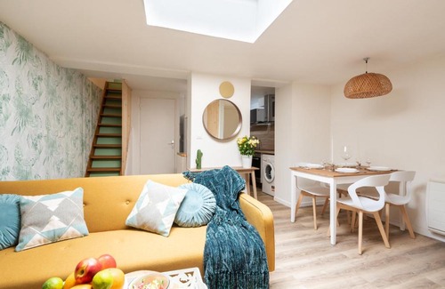 Wazemmes Appartement | Duplex d’exception : Green & Wood proche centre Lille Wifi HD