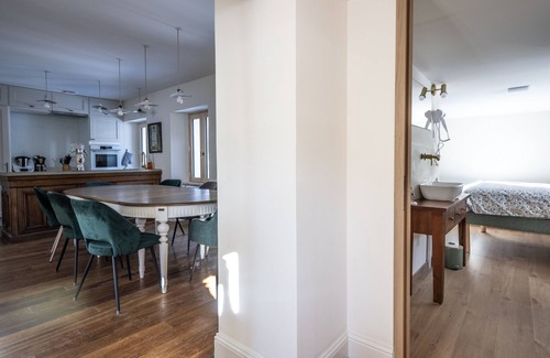 Vallandry Appartement | Duplex 11 Personnes rez de jardin, au pied du tramway du mont blanc