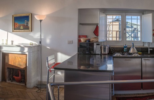 Rione IX Pigna Appartement | Terrasse du Panthéon Duplex Vue panoramique sur le dôme de San Peter, le Panthéon et