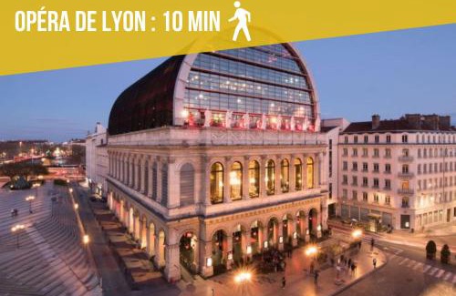 Boucle - Gros Caillou Appartement | Duplex pour 5 pers, à 2 pas de l'Opéra de Lyon