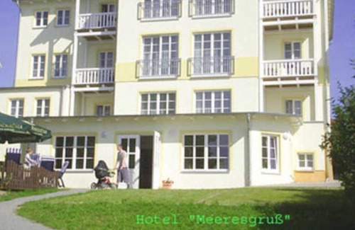 Sassnitz Hôtel | DZ 11 Confort avec vue sur la mer et balcon - Hotel garni Meeresgruß ***