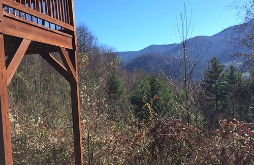 Maggie Valley Cabine | Accès facile, à quelques minutes du ski, animaux acceptés, wifi et câble, nettoyage incl.
