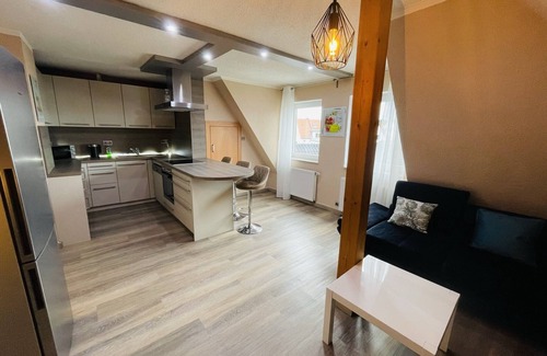 Bad Oeynhausen Appartement | EasyStay#3 Cozy vacation apartment near the clinic with box spring bed & Netflix