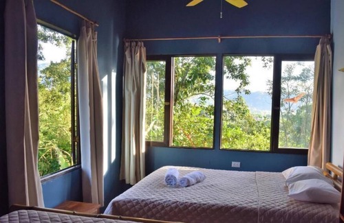 Turrialba Maison | eco bamboo house #2 surrounded by wildlife, gardens and waterfalls.