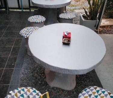 Rayong Appartement | Economy double room with fan only and external bathroom facilities