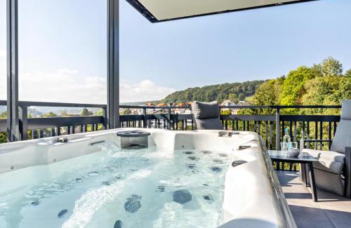 Altenbeken Appartement | Egge Resort 7c mit Whirpool u Sauna