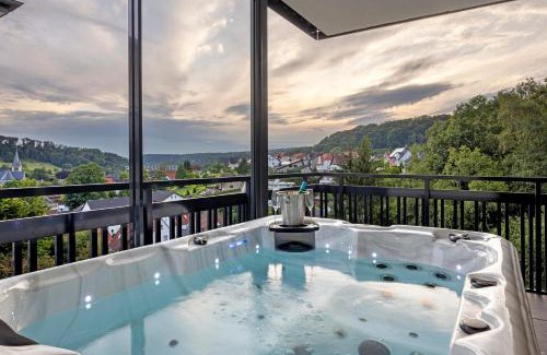 Altenbeken Appartement | Egge Resort 7f mit Whirpool u Sauna