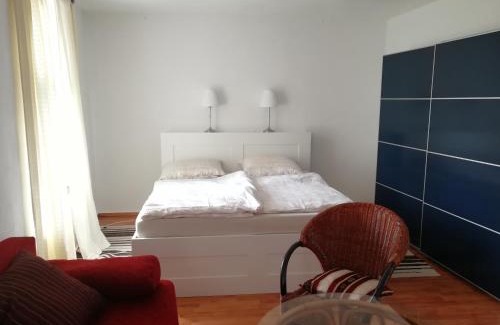 Steinhoefel Appartement | Ehemalige Bibliothek Apartment für 2 mit Küche Kamin Netflix Parken und Hofladen