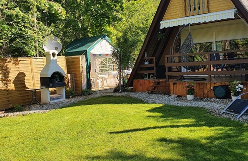 Feriendorf Eichwald Maison | Eichwald - "Häschen" Idyllic vacation home in the countryside with garden sauna.