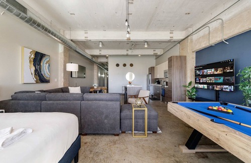 Downtown Dallas Appartement | Elegant 1BD | DT Dallas | Sleeps 4 | Free Parking