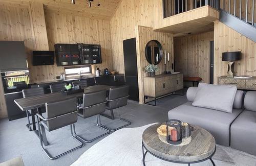Vradal Cabine | Elegant black chalet with top amenities in Vrådal