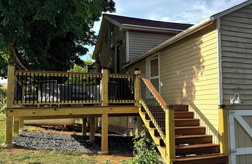 Lexington Appartement | Elégant et moderne Carriage House à Twin Maple Farm