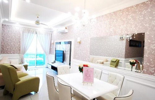 Taman Megah Ria Appartement | English Homestay Seaview Johor Bahru Permas 6 pax
