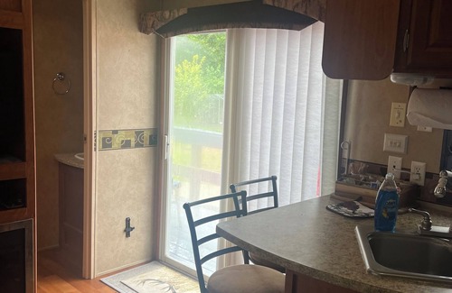 North Bay Shore Maison | Enjoy a little bit of country living in this park model two bedroom trailer home