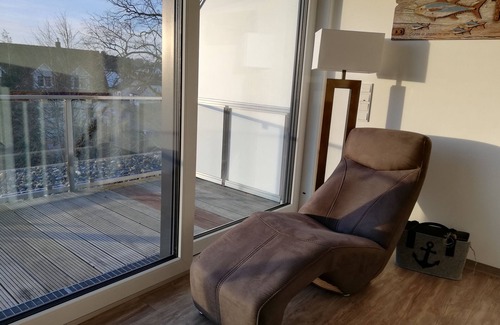 Lauterbach Appartement | Nouvel appartement penthouse avec terrasse sur le toit et deuxième balcon