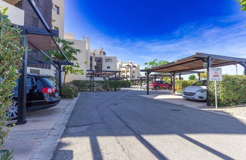 Corvera Appartement | Enjoy peace and relaxation at this golf country club with communal pool.