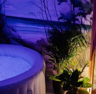 Brax Appartement | Epicur Forest - Logement romantique avec jacuzzi