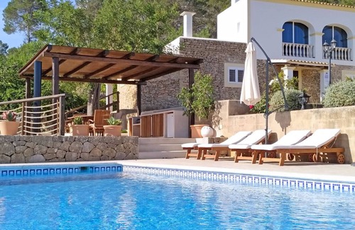 Sant Antoni de Portmany Villa | ES PUIG ART VILLA vue imprenable sur la vallée wifi piscine air conditionné