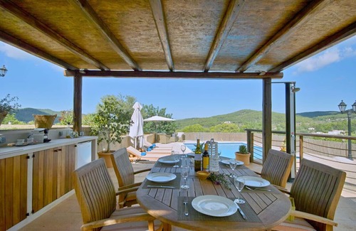 Sant Antoni de Portmany Villa | ES PUIG ART VILLA vue imprenable sur la vallée wifi piscine air conditionné
