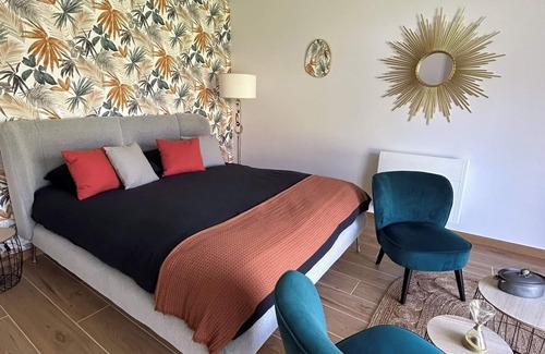 Barbery Lit Et Petit-Déjeuner | 🌿 Escapade for two in a charming studio near Chantilly & Parc Astérix