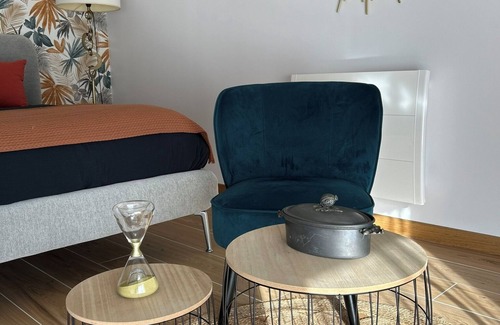 Barbery Lit Et Petit-Déjeuner | 🌿 Escapade for two in a charming studio near Chantilly & Parc Astérix