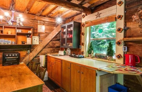 Katrine Cabine | Escape to this cozy & peaceful cabin in the woods!