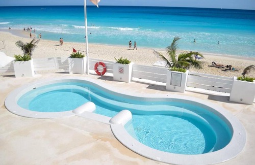Zona Hotelera Appartement | Estudio 2a sobre la playa, piscina, gimnasio, excelente opcion