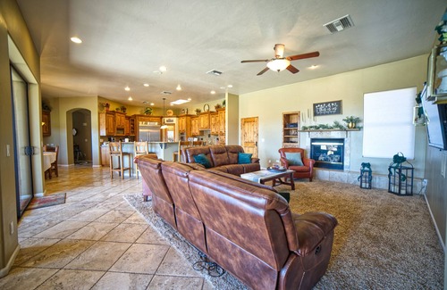 Tortolita Maison | Spacious Tucson Home on 4 Acres of Desert with Private Salt Water Pool & Hot Tub